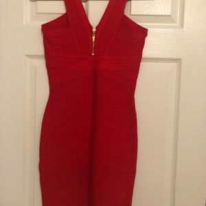 bebe Dresses - Bandage Bebe red mini dress bebe Dresses - Bandage Bebe red mini dress
